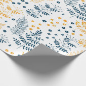 Papier Cadeau Modèle floral (Coin)