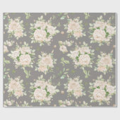 Papier Cadeau Modèle floral (Plat)