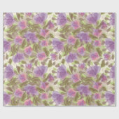 Papier Cadeau Modèle floral (Plat)