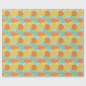 Papier Cadeau Modèle floral 3 (Plat)