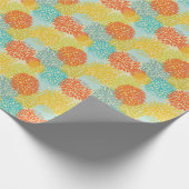 Papier Cadeau Modèle floral 3 (Coin)