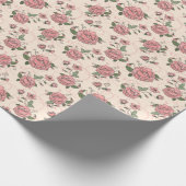Papier Cadeau Modèle floral 5 (Coin)