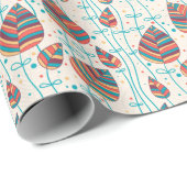 Papier Cadeau Modèle floral 5 2 (Coin rond)