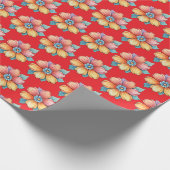 Papier Cadeau Modèle Floral vintage (Coin)
