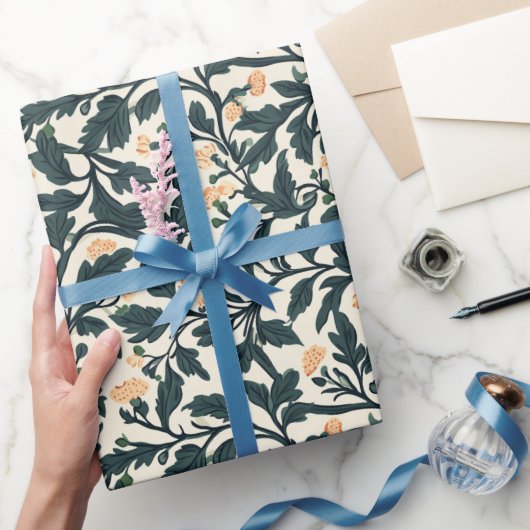 Papier Cadeau Modèle Floral William Morris (Cadeaux)