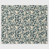 Papier Cadeau Modèle Floral William Morris (Plat)