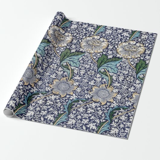 Papier Cadeau Modèle floral - William Morris (Déroulé)