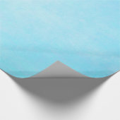 Papier Cadeau Modèle léger bleu turquoise d'aquarelle (Coin)