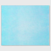 Papier Cadeau Modèle léger bleu turquoise d'aquarelle (Plat)