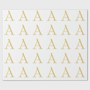 Papier Cadeau Modèle personnalisé professionnel Monogramme coule