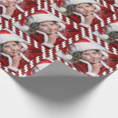 Papier Cadeau Modèle photo simple fait sur commande de ruban de (Coin)