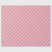 Papier Cadeau Modèle rayé rose cadeau or (Plat)