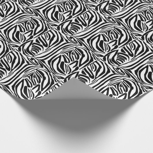 Papier Cadeau Modèle Zèbre (Coin)