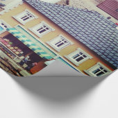 Papier Cadeau Modèles de bâtiments de bord de mer (Coin)
