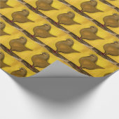 Papier Cadeau Modena Yellow Schietti Pigeon (Coin)