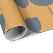 Papier Cadeau Modern abstract seamless geometric pattern with st (Coin rond)