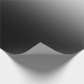 Papier Cadeau Modern Black and White Gradient Minimalist Design (Coin)
