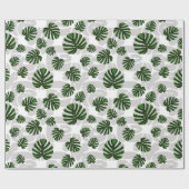 Papier Cadeau Modern Boho Botanical Leaves Pattern (Plat)
