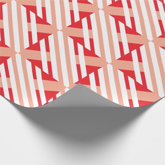 Papier Cadeau Modern Check Pattern Wrapping Paper (Coin)