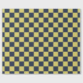 Papier Cadeau Modern Checkered Pattern Wrapping Paper Roll (Plat)