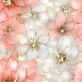 Papier Cadeau Modern dusty rose and gold 70th birthday wrap