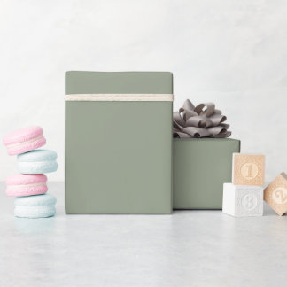 Papier Cadeau Modern Elegant Sage Green Wedding Birthday Party