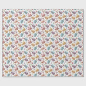 Papier Cadeau Modern Fun Sweet Macaroons (Plat)