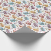 Papier Cadeau Modern Fun Sweet Macaroons (Coin)