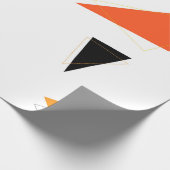 Papier Cadeau Modern, simple, playful triangle geometric pattern (Coin)