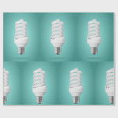 Papier Cadeau Modern Spiral Compact Fluorescent Lightbulb (Plat)
