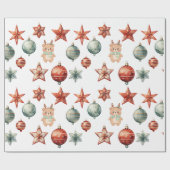 Papier Cadeau Modern Watercolor  Wrapping Paper (Plat)