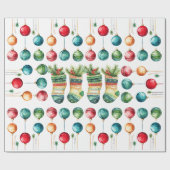 Papier Cadeau Modern Watercolor  Wrapping Paper (Plat)
