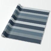 Papier Cadeau Moderna Linear | Ardoise et mer du Nord (Déroulé)