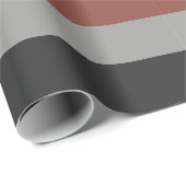 Papier Cadeau Moderna Linear | Minerai de fer et ardoise rubis (Coin rond)