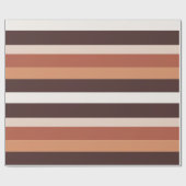 Papier Cadeau Moderna Linear | Terracotta & Abricot (Plat)