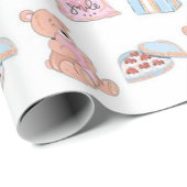 Papier Cadeau Moderne (Coin rond)