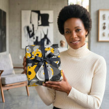 Moderne Abstrait de milieu de siècle Cercle Africa