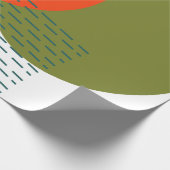 Papier Cadeau Moderne Abstraite du milieu du siècle (Coin)