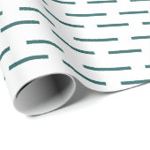 Papier Cadeau Moderne Abstraite du milieu du siècle (Coin rond)