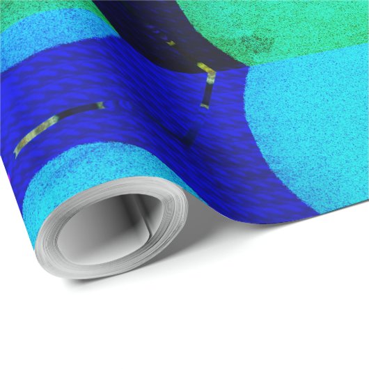 PAPIER CADEAU MODERNE_COLOR_BLUE_GIFT (Coin rond)