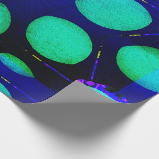 PAPIER CADEAU MODERNE_COLOR_BLUE_GIFT (Coin)