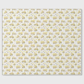 Papier Cadeau Moderne Construction simple Thème Anniversaire (Plat)