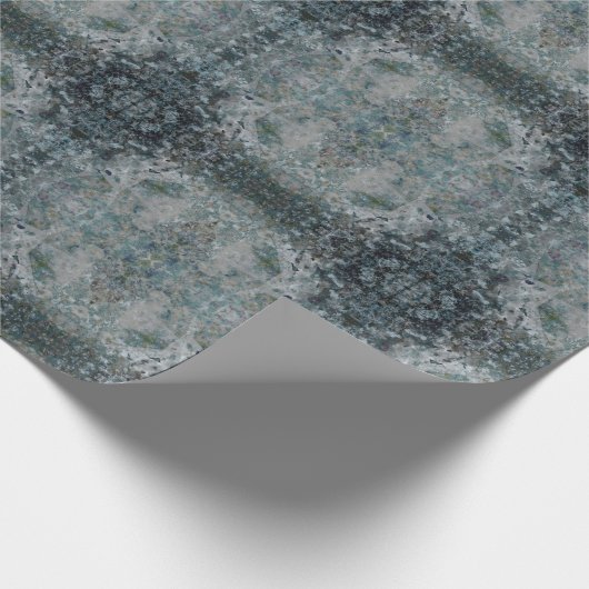 Papier Cadeau Moderne D'Un Art Abstrait Semblable Dans Une Humeu (Coin)