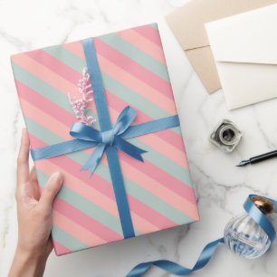 Papier Cadeau Moderne Élégant Vierge Modèle Plain Personnalisé