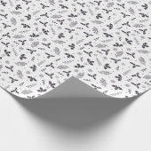 Papier Cadeau Moderne Élégante Botanique Noël Gite Cadeau (Coin)