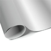 Papier Cadeau Moderne Glamour Modèle Métallurgique Look Argent (Coin rond)