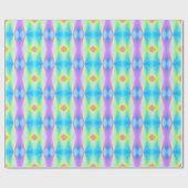 Papier Cadeau Moderne irisé pastel couleur arc-en-ciel (Plat)