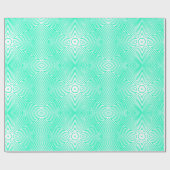PAPIER CADEAU MODERNE LIGNE COULEUR VERT CLAIR (Plat)