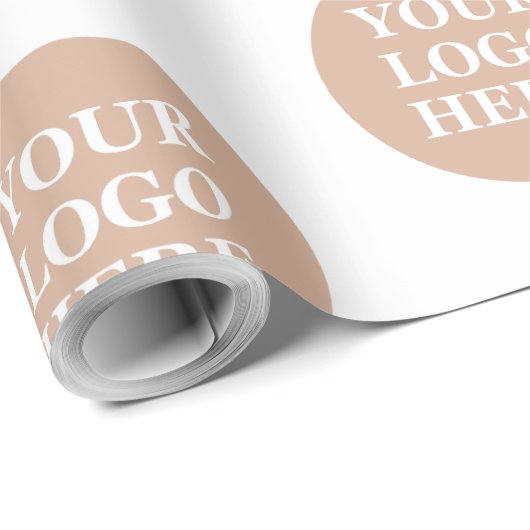 Papier Cadeau Moderne, Minimaliste, Élégant & Personnalisable (Coin rond)