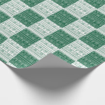 Moderne Mudcloth Vert Et Blanc Inspiré De L'art Af
